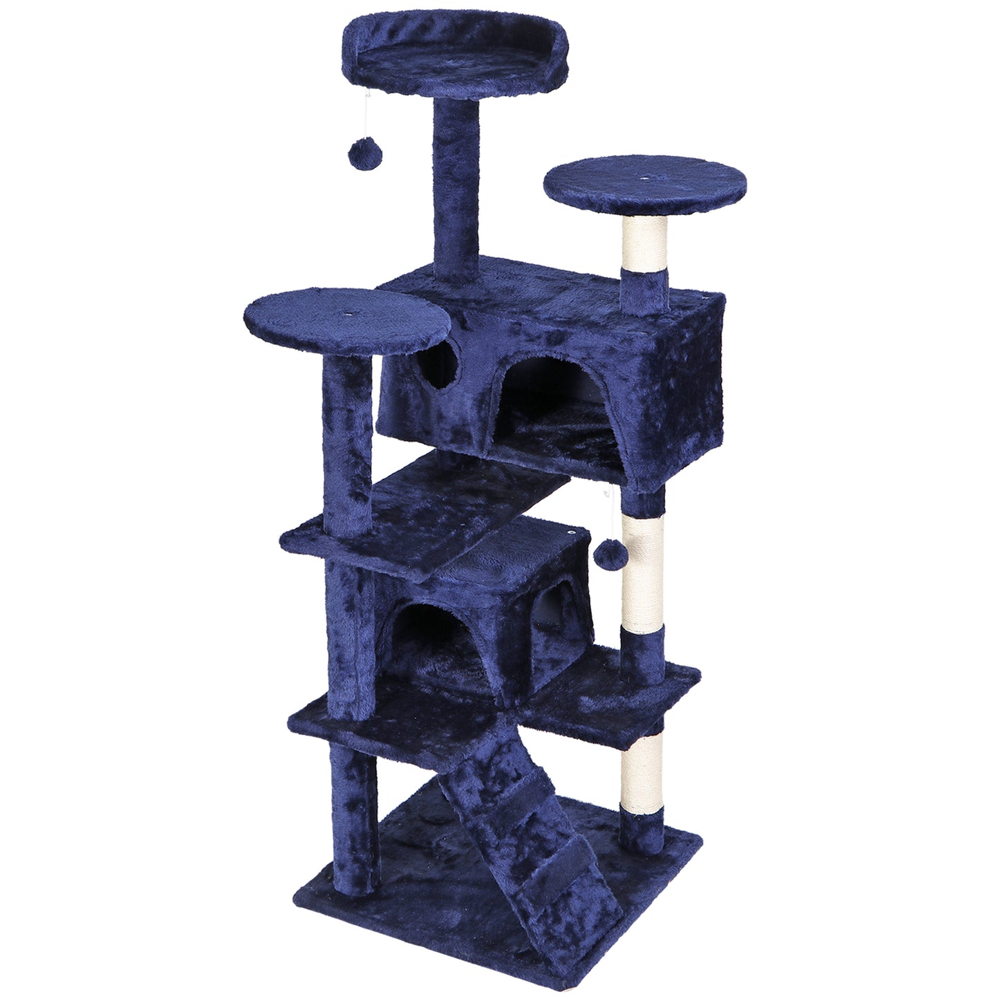 55" Multi-Level Cat Tree Tower Activity Center Playing House Condo 6 Colors