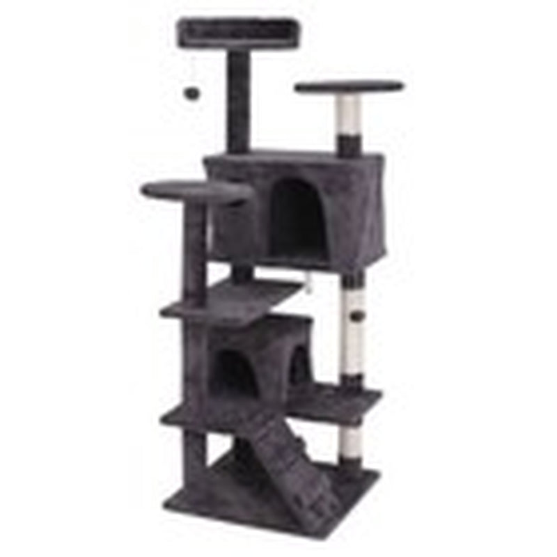 55" Multi-Level Cat Tree Tower Activity Center Playing House Condo 6 Colors