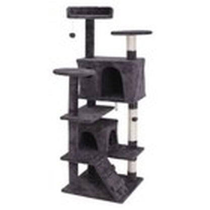 55" Multi-Level Cat Tree Tower Activity Center Playing House Condo 6 Colors