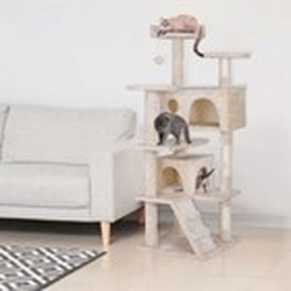 55" Multi-Level Cat Tree Tower Activity Center Playing House Condo 6 Colors