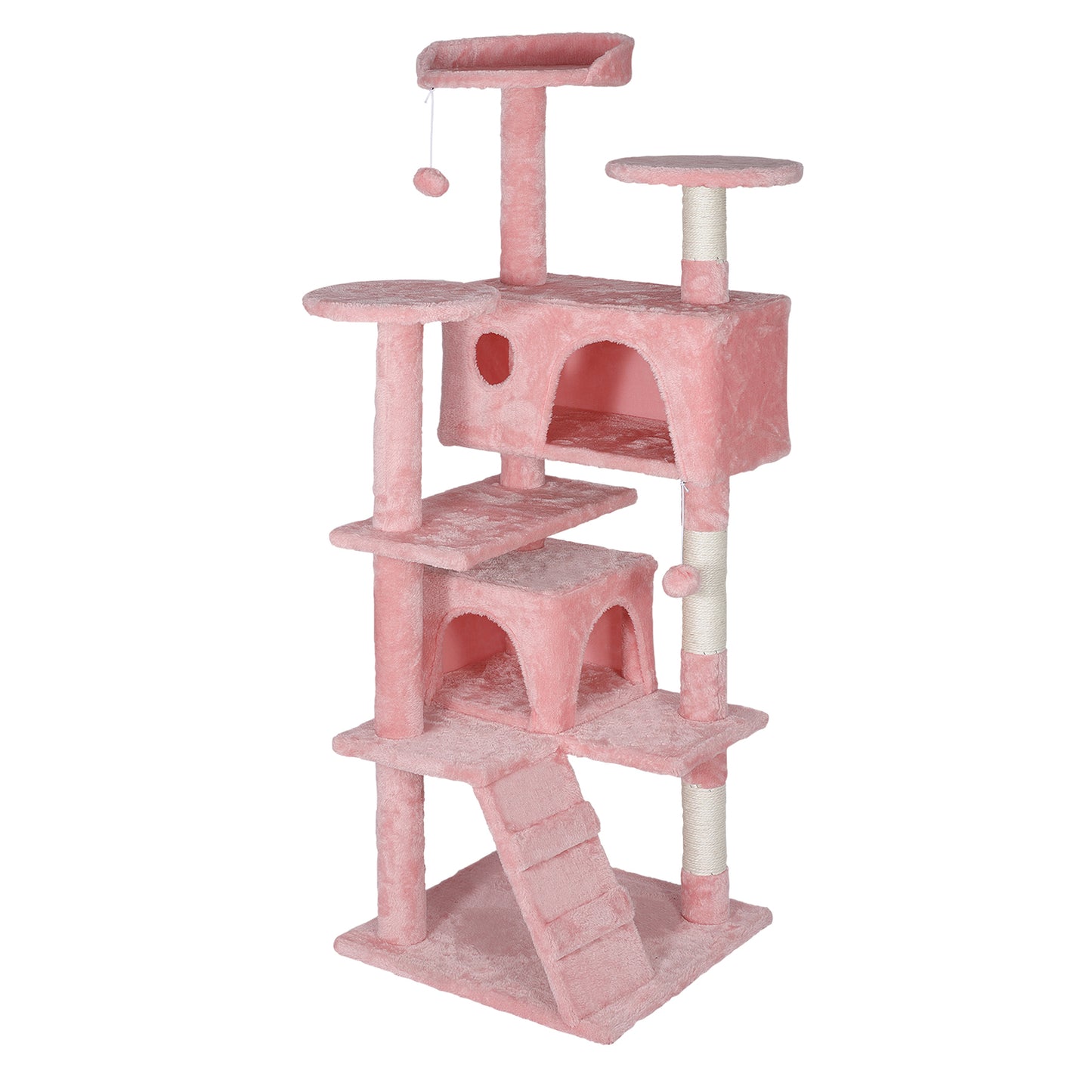 55" Multi-Level Cat Tree Tower Activity Center Playing House Condo 6 Colors